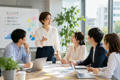 社員が自ら考えて動く会社