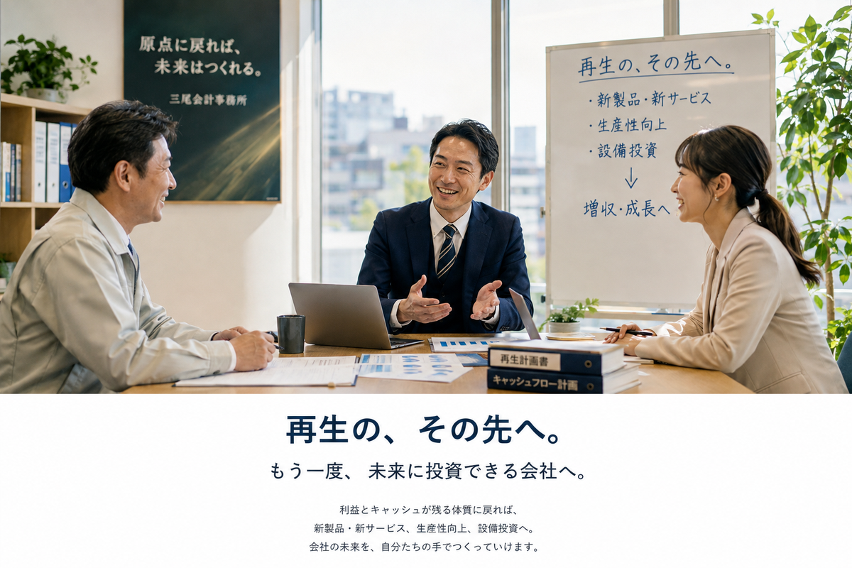 企業再生を経て、再び未来への投資と成長を考える会社